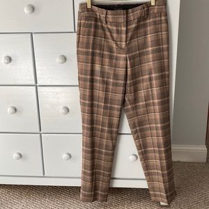 Talbots Hampshire Ankle Pant plaid